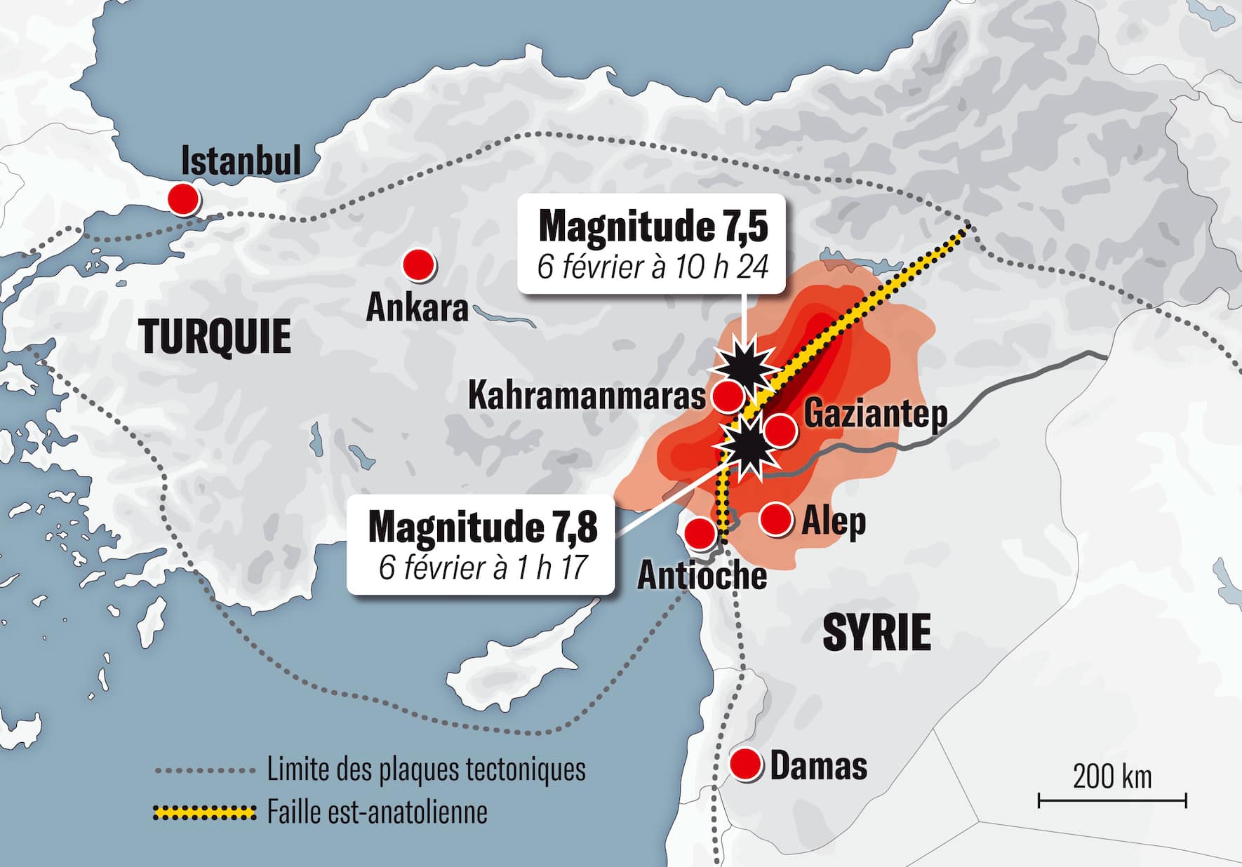 Arriba 91+ Imagen Turquie Syrie Seisme Carte - Fr.thptnganamst.edu.vn