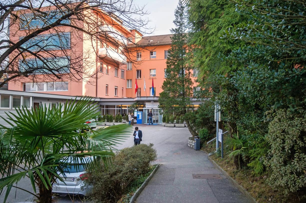 La clinique Sant’Anna, à Sorengo au Tessin