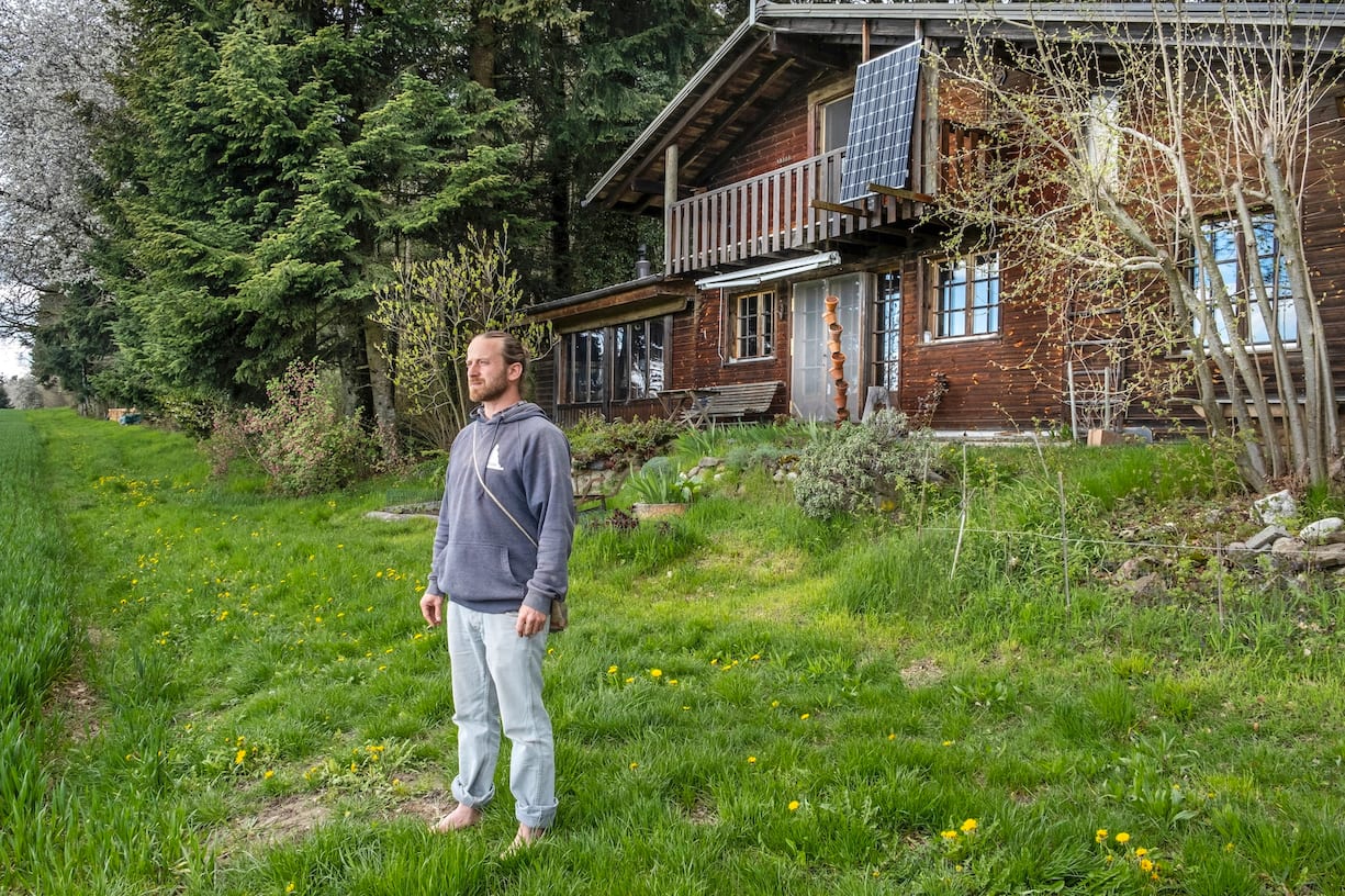 Kim Pasche, portrait dans la maison familiale sur les haut de Moudon