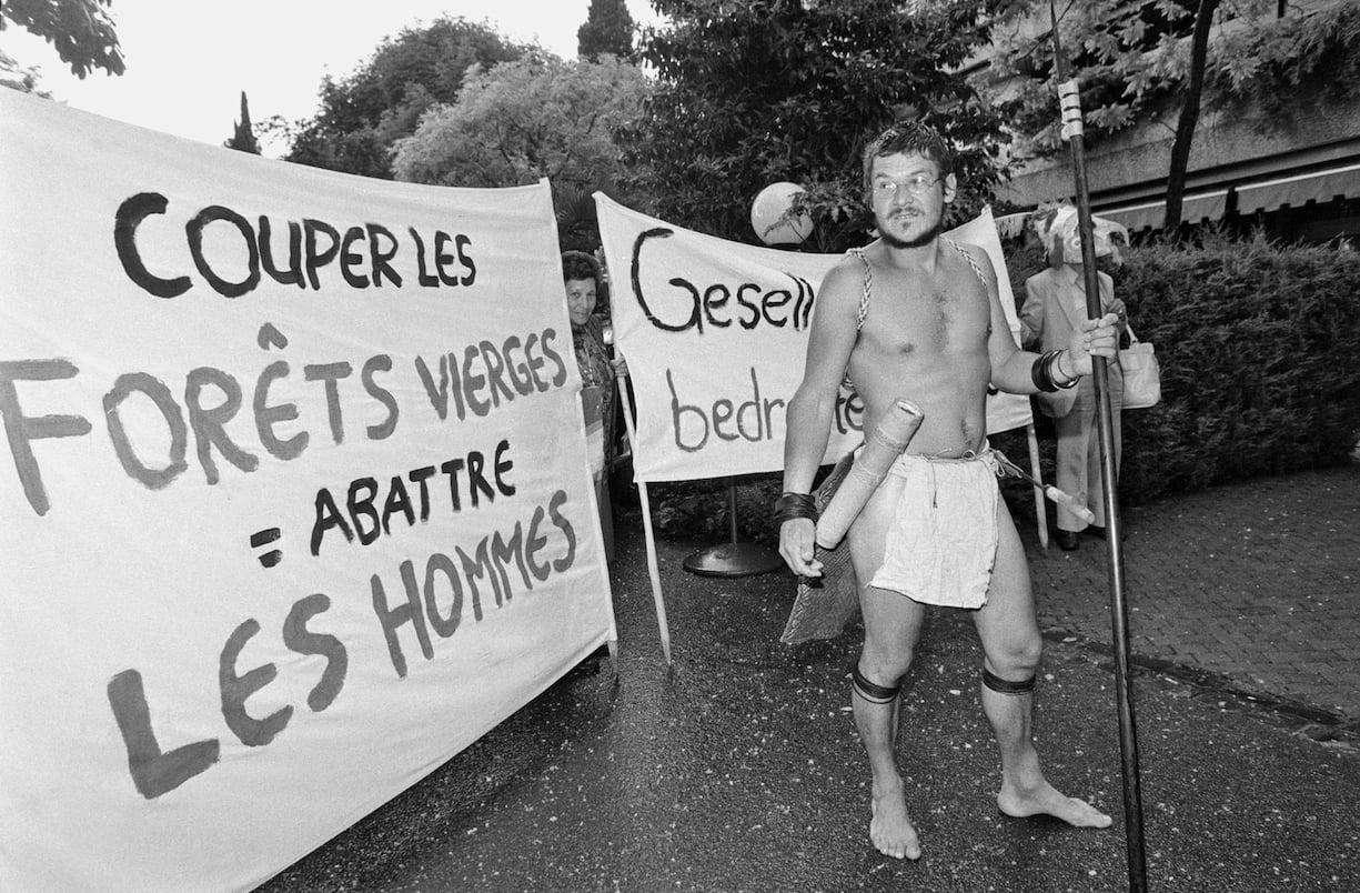 L’activiste bâlois Bruno Manser, défenseur des Penans à Bornéo