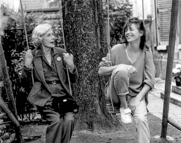 Jane Birkin avec sa mère Judy