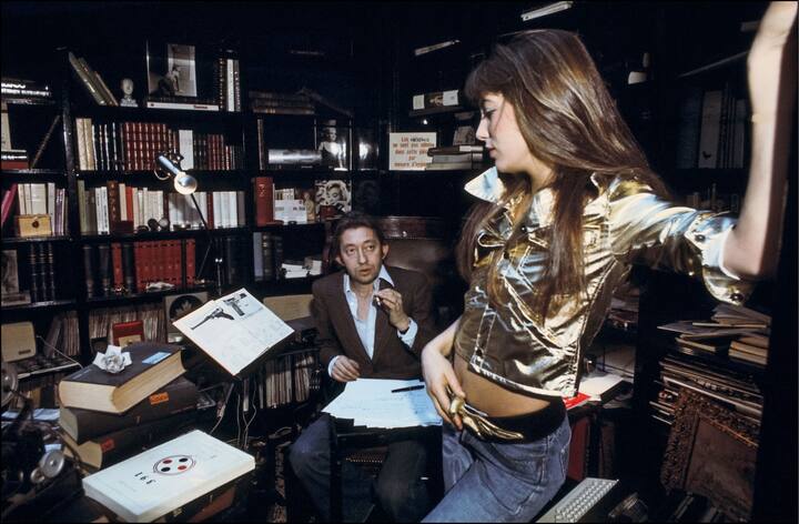 Jane Birkin et Serge Gainsbourg en 1975