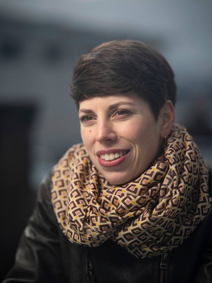 Lisa Mazzone, la future présidente des Verts suisses, à Genève